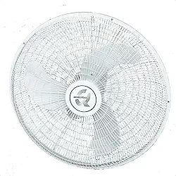 Ventilador Parede 60cm Turbo Silencioso 110v/220v Oscilante - Branco - 65 cm - 60Hz - Plástico - 3-127/220V