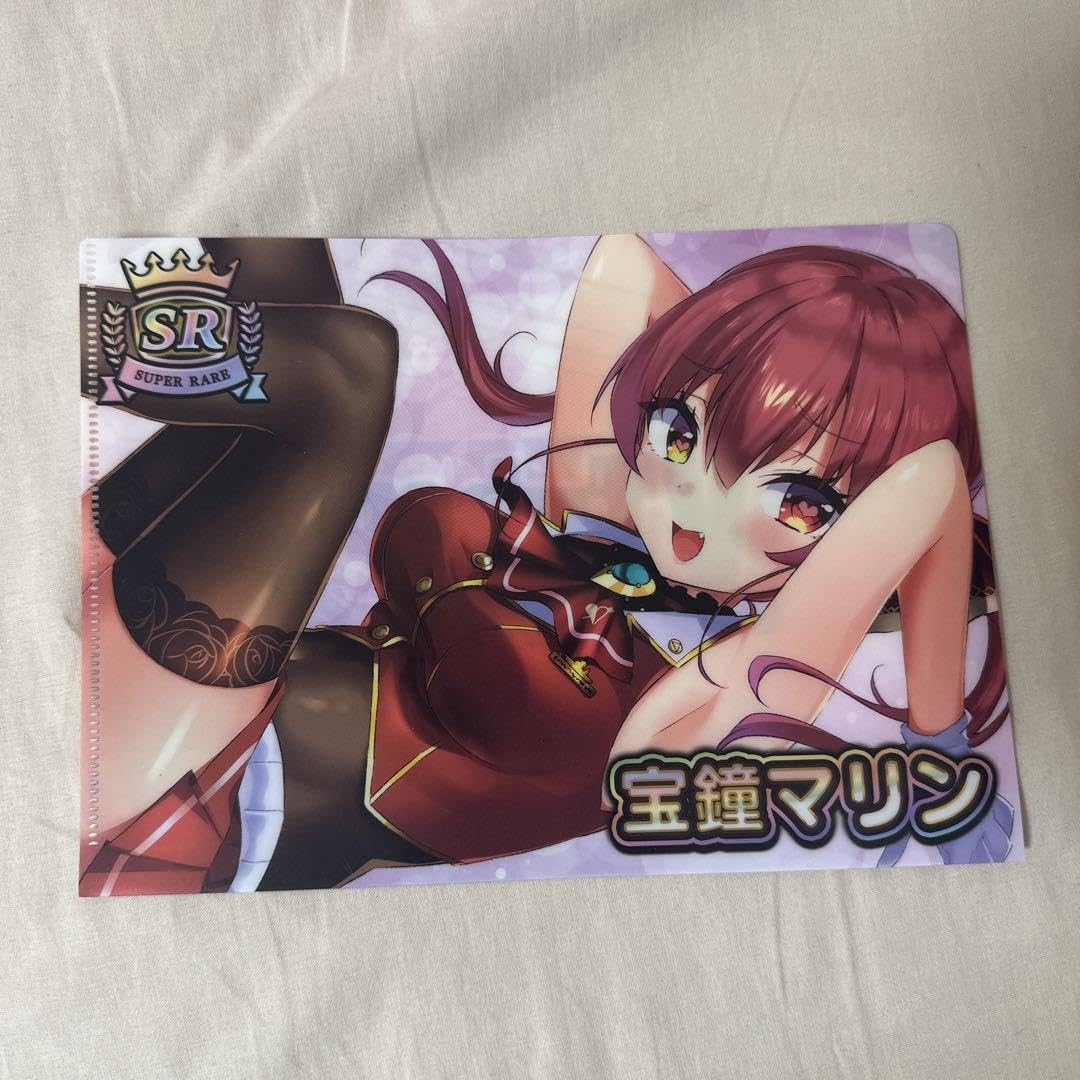 Amazon.co.jp: Vtuberチップス2 宝鐘マリン SR クリアファイル