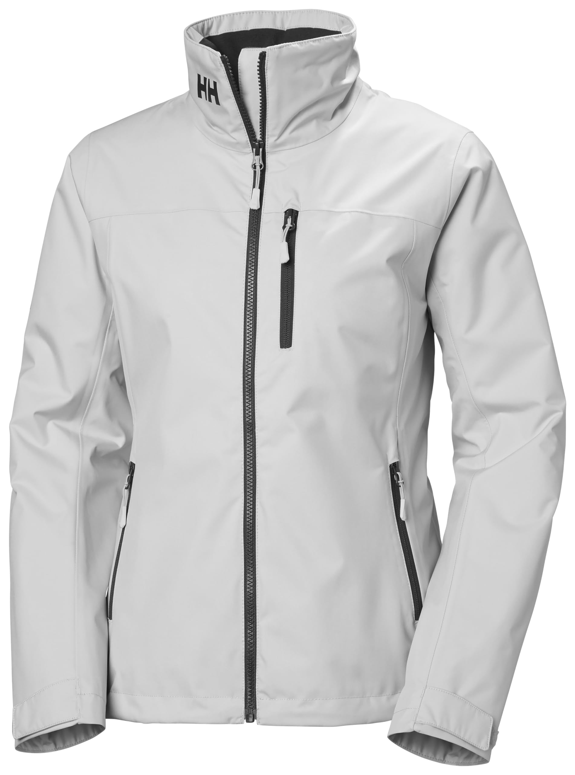 Helly Hansen Women's Crew Midlayer Jacket, Grey Fog 2.0, XL