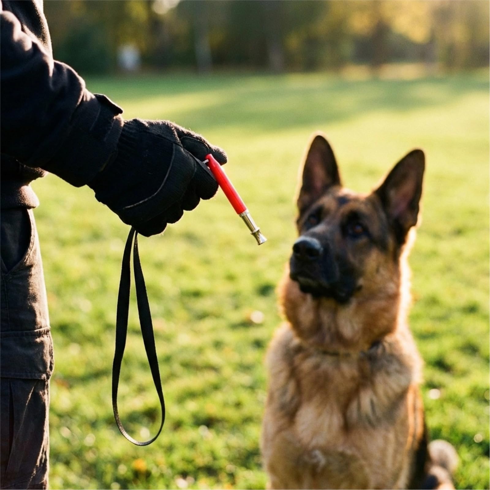 Vauki 4 fischietti per cani, fischietto per cani, ad alta frequenza, silenzioso, con cordino, regolabile, per cani, fischietti contro l'abbaiare, per addestramento del cane
