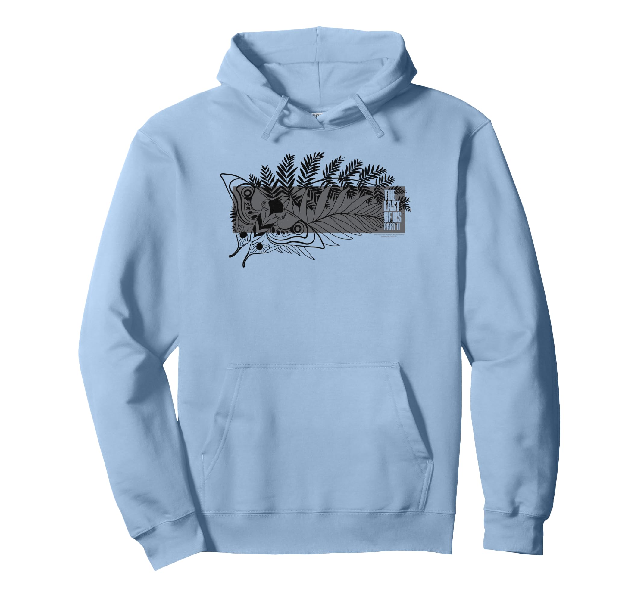 The Last of Us Moth and Leaves Video Game Pullover Hoodie
