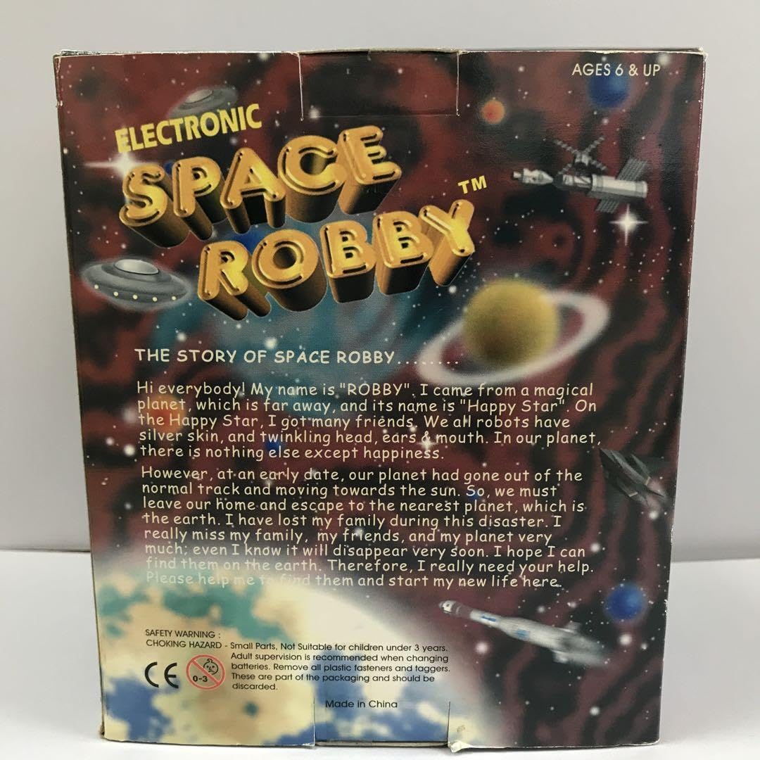 Furby Space Robby Argenté - Robot Japonais Vintage 1998 - Rare Jouet Électronique