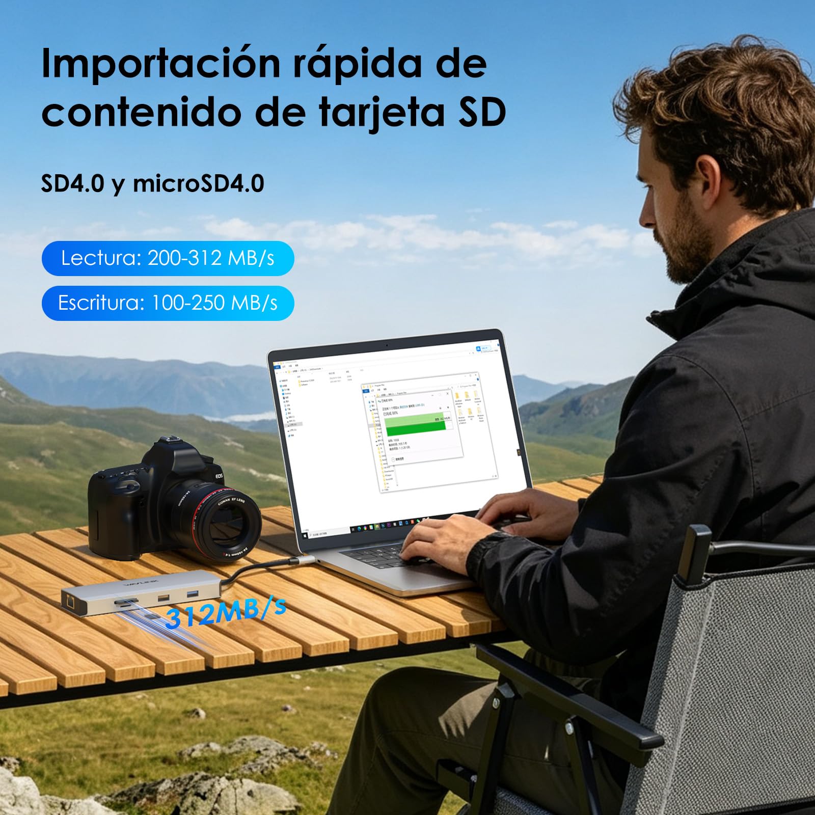 WAVLINK Stacja dokująca do laptopa, stacja dokująca z dwoma portami HDMI | Dual 4K 60Hz, 125 W wejście PD, 2,5 G Ethernet, 2 × USB-A 10 Gbit/s, SD 4.0 312 MB/s, kompatybilny tylko z systemem Windows