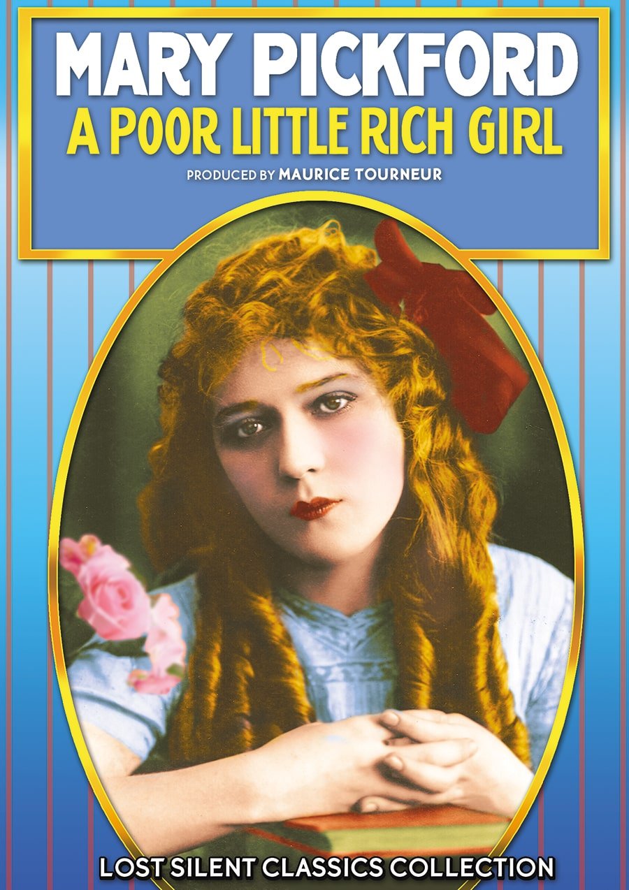 The Poor Little Rich Girl DVD edición importada USA cine mudo norteamericano original