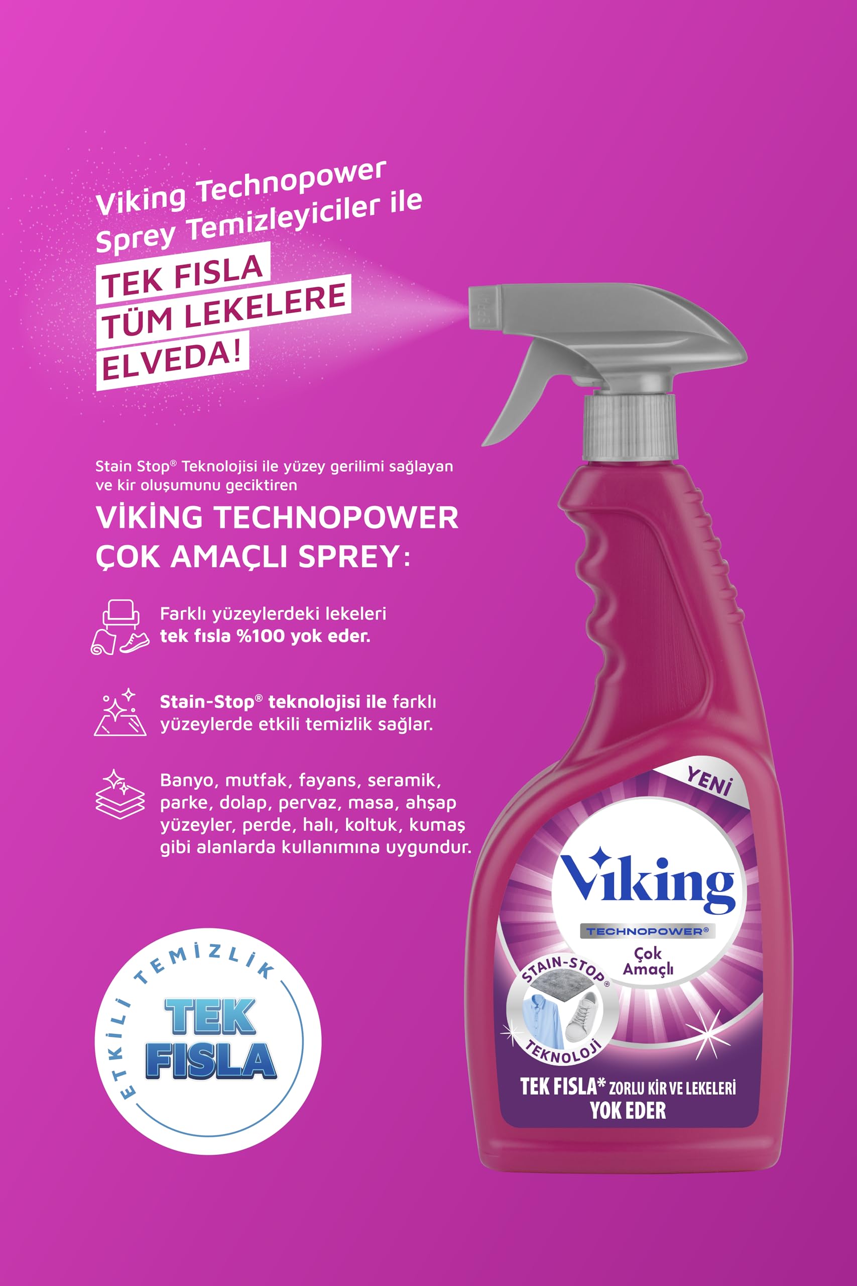 Viking Technopower Çok Amaçlı Sprey 750 Ml