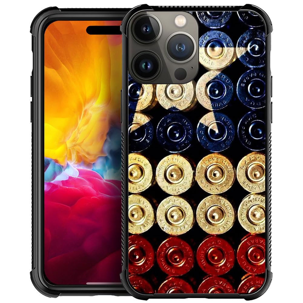 Coque iPhone 15 robuste antichoc motif drapeau rouge et blanc double couche