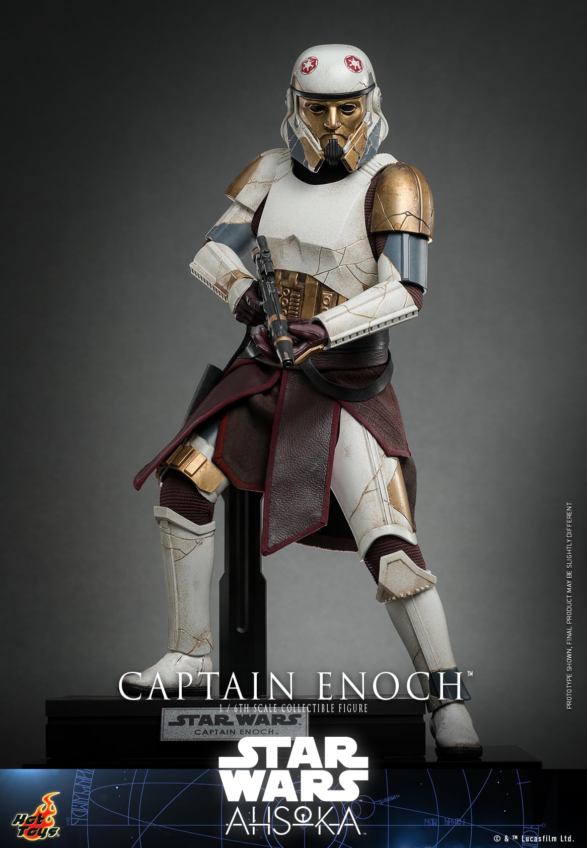 ホットトイズ 1/6 スター・ウォーズ アソーカ イノック隊長 TMS120 Hot Toys TMS120 Star Wars Ahsoka Captain Enoch 1/6 Action