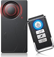 LNKERCO 110dB Wireless Car Alarm System - Anti-Theft Vibration Sensor with 10-Level Sensitivity for Cars, Trucks, Motorcycles, RVs