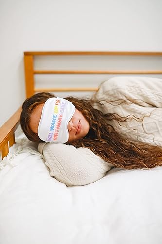 Miniatura 4 de Pearhead Will Wake Up - Máscara de dormir para pastel de cumpleaños, accesorio para dormir, máscara ajustable para dormir, colección de regalo, con