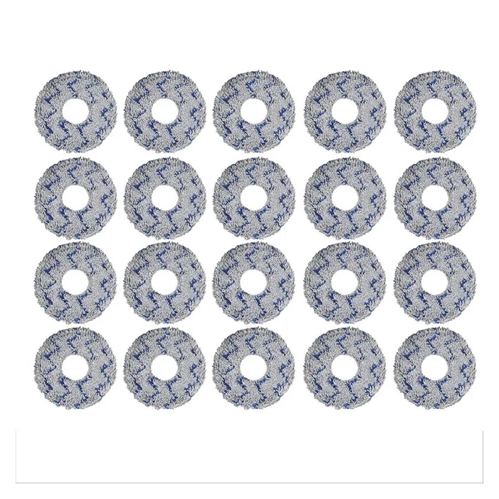 NUCBCULWP Compatible For ECOVACS，X1 X2,Compatible For Omni, T30 Pro T10 T20 T30s Robot Vacuum Cleaner Mop Cloth Compatible Accessories Parts(20PCS)