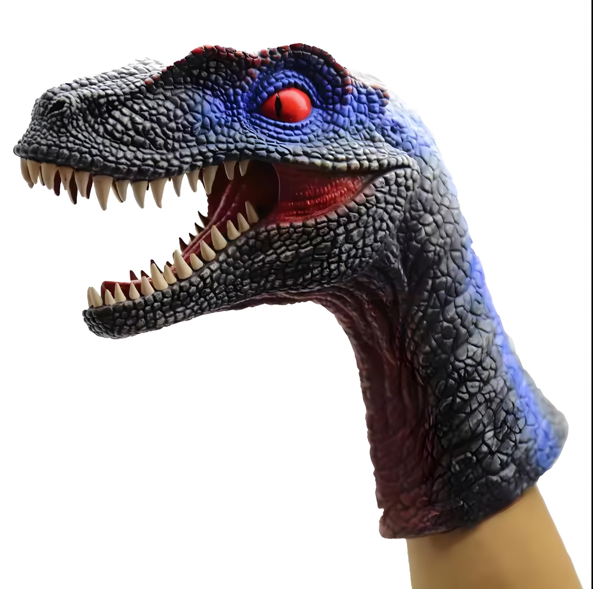 24x7 eMall Dinosaur Hand Puppet Brown Velociraptor Toys, Soft Rubber Realistic Raptor Dinosaur Head Rex (B0B1DM6TDS) Amazon Price History, Amazon Price Tracker