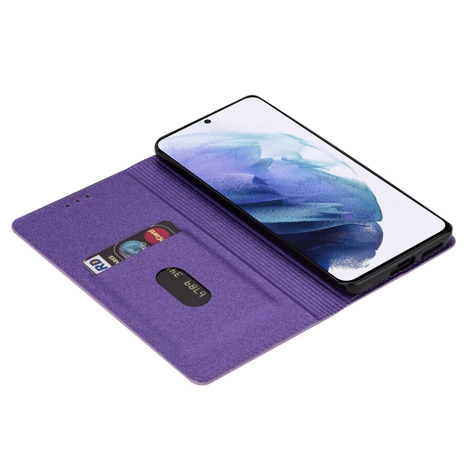 TOUCASA Cover per Huawei P20 Lite,Flip Custodia [Glitter Diamond] PU Pelle Portafoglio Unico Sottile Funzione TPU Antiurto Flip Cover a Libro Custodie Protettivo (Marrone