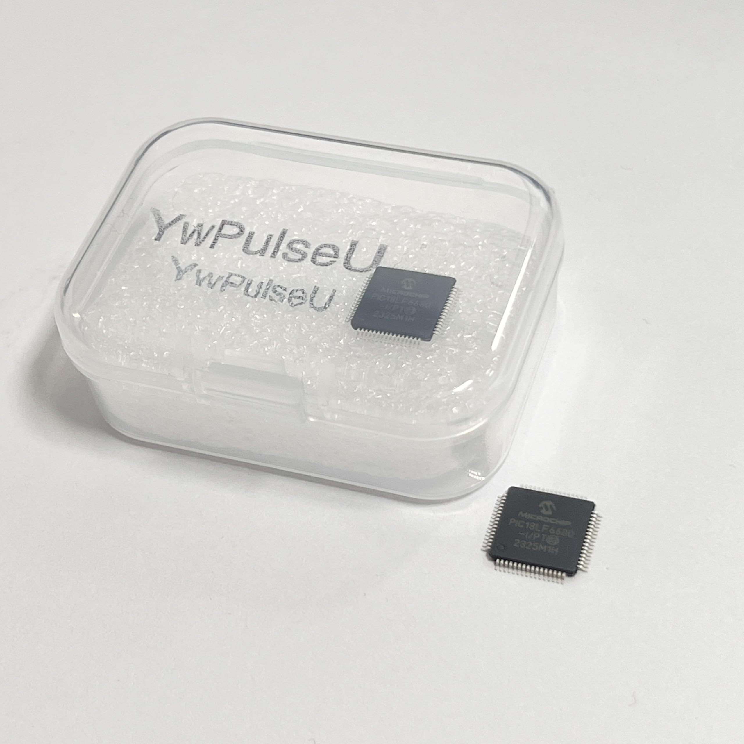 (1 PCS) PIC18LF6680-I/PT 8-bit PIC18 Flash Microcontroller, 64-TQFP, 64KB Memory, 40MHz, CANbus, USB 2.0 ，Electronic Components for Computers