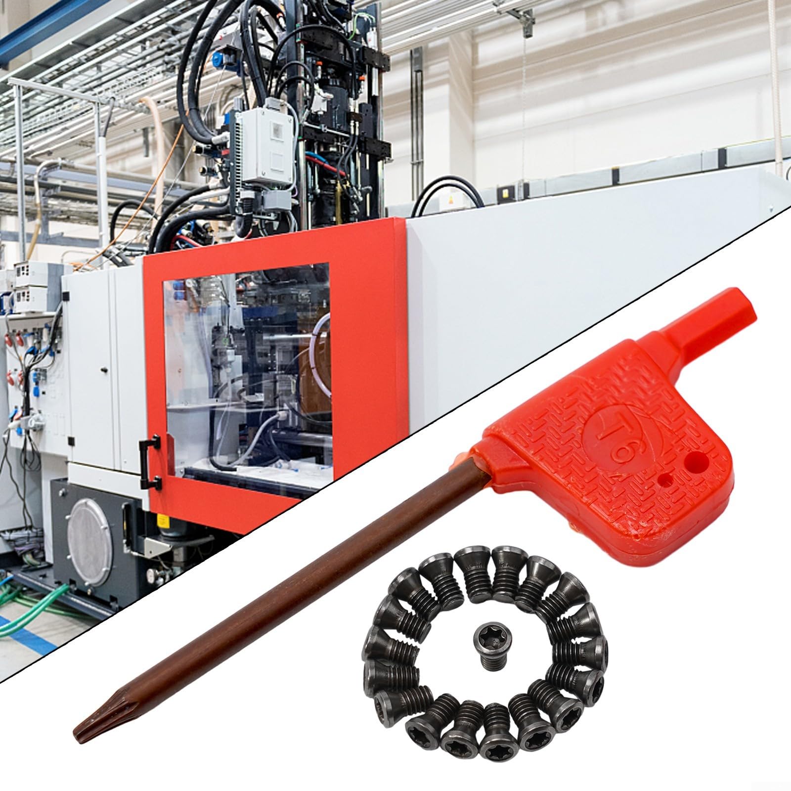 Set di 50 viti Torx M2 M2 5 per M3 per M3 5 M5, progettate per inserti in carburo per la sostituzione su tornio CNC (M2x5)