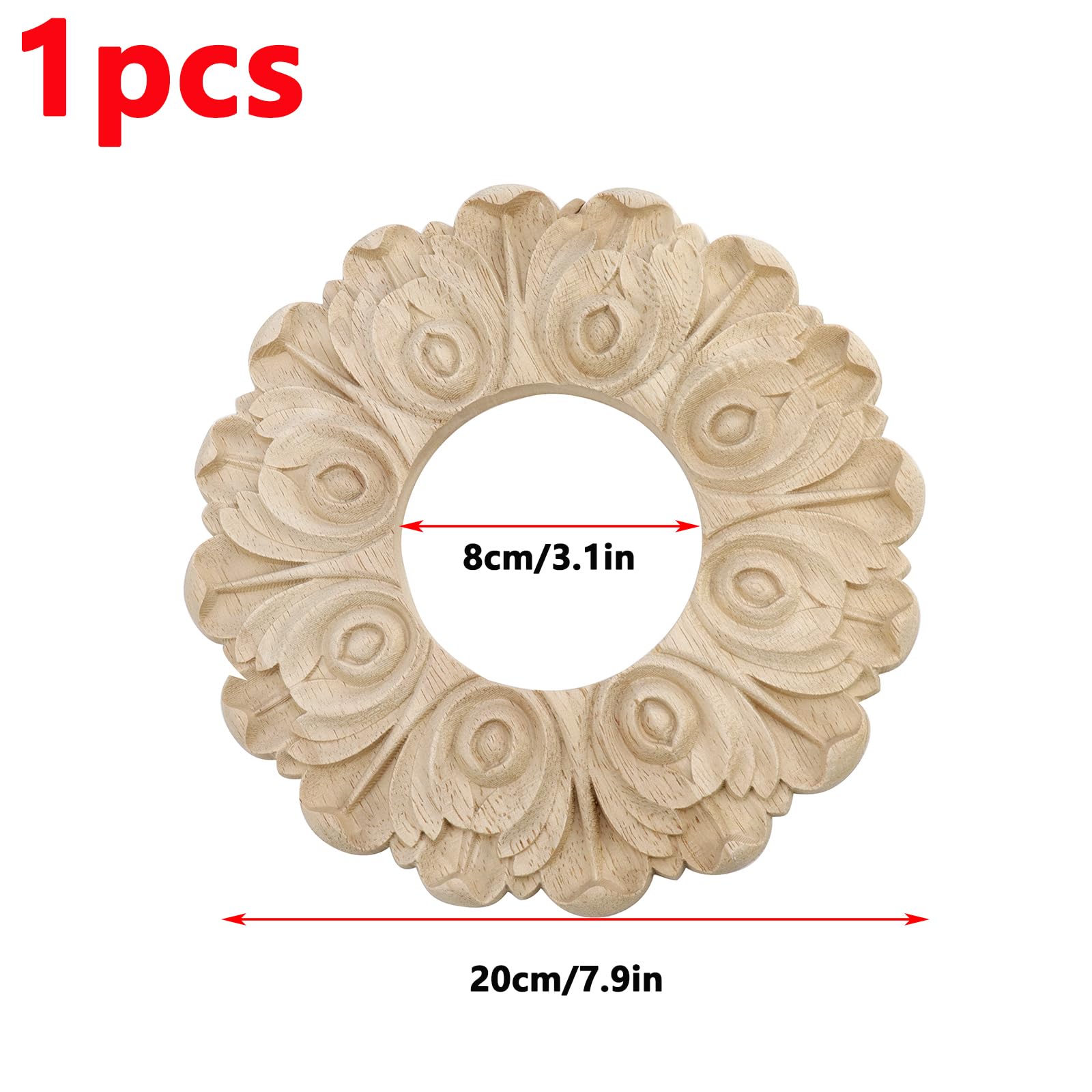 Antrader Ceiling Medallion,Home Lighting Ceiling Medallions Ring,1Pcs — Amazon image 2