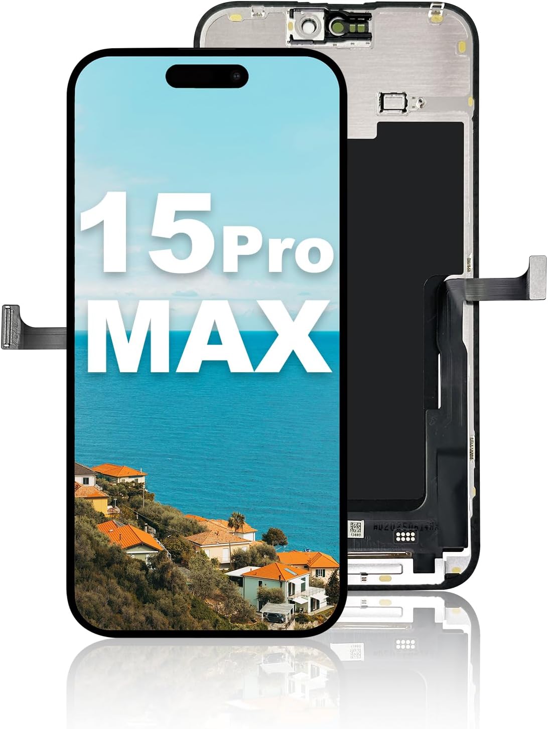for iPhone 15 Pro Max Screen Replacement ，Wholesale Full HD LCD Display 3D Touch Digitizer Frame Assembly with Waterproof Adhesive for (Models A2849,A3105,A3106,A3108) 6.7 inch,No Repair Tools