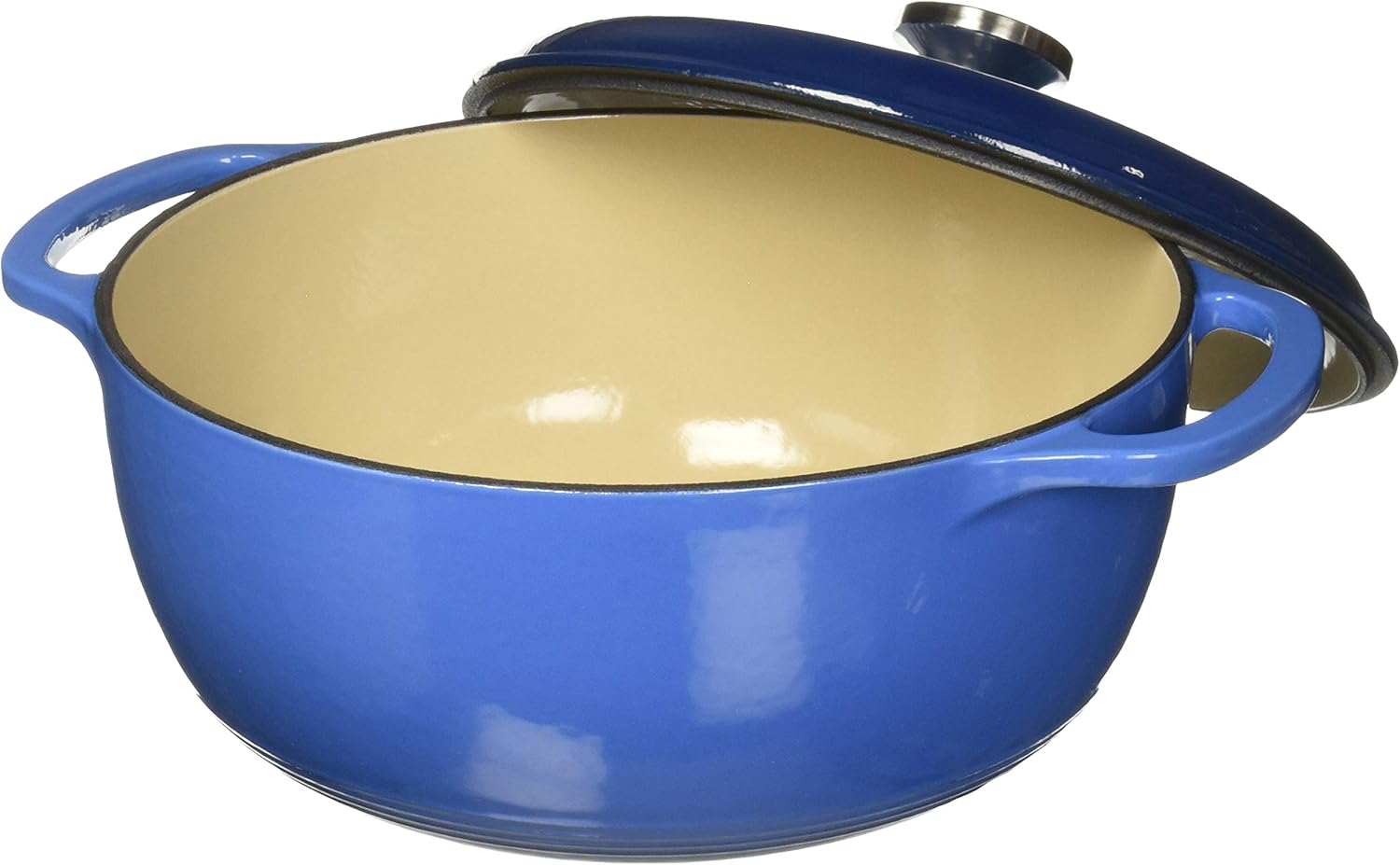 Lodge Logic Cast Iron Dutch Oven 10.5 in. 6 qt. Blue