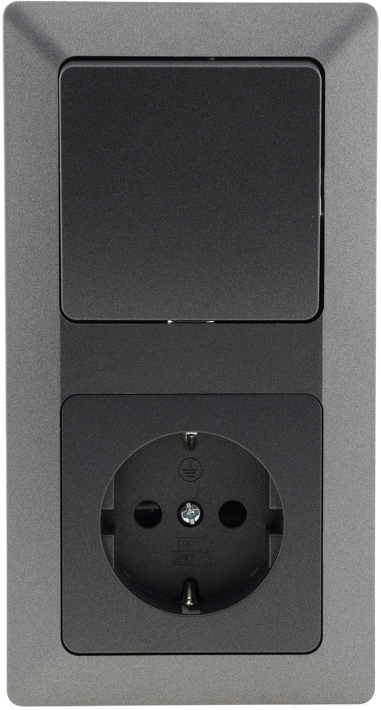 Programa De Interruptores Y Enchufes MILOS Empotrados - Para Interior, Acabado Mate, 220-240V