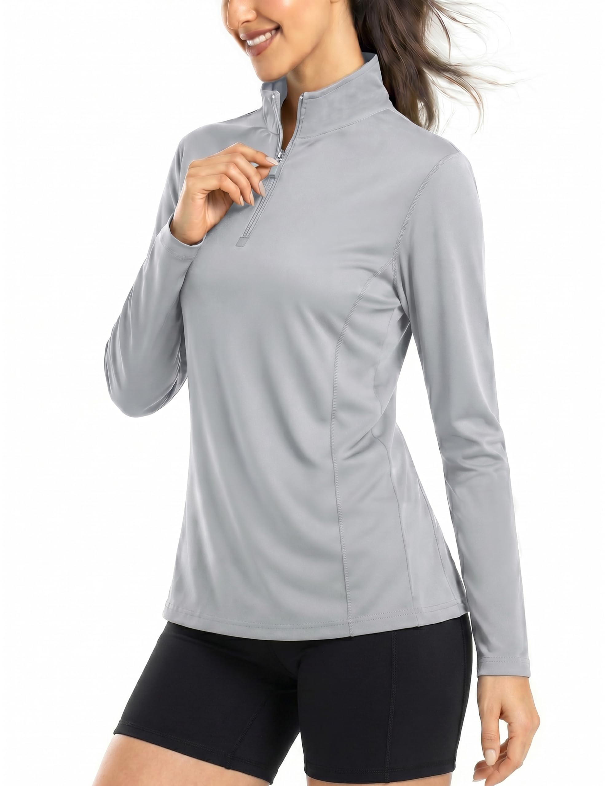 Boladeci Women's UPF 50+ Quarter Zip Pullover