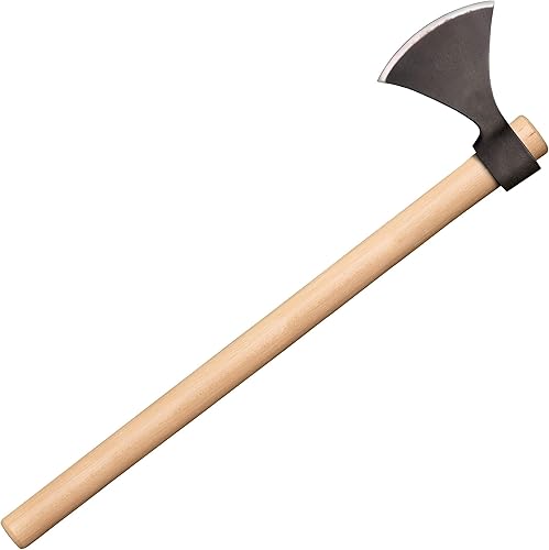 Cold Steel - Hacha de supervivencia Tomahawk de acero forjado, ideal para campamento, supervivencia, exteriores y para cortar madera, talla única