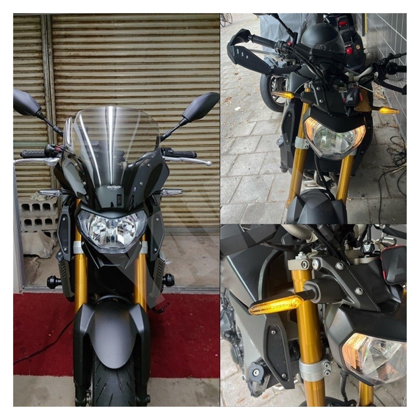 Mini uniwersalne wskaźniki Dla Yamaha FZS V3.0 2019-2023 Kierunkowskazy motocyklowe