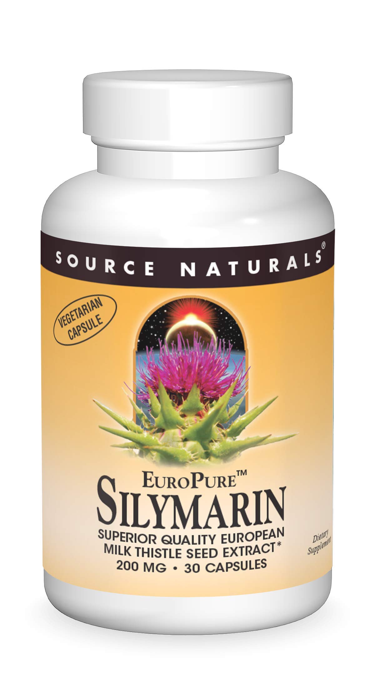 EuroPure Silymarin Source Naturals, Inc. 30 VCaps