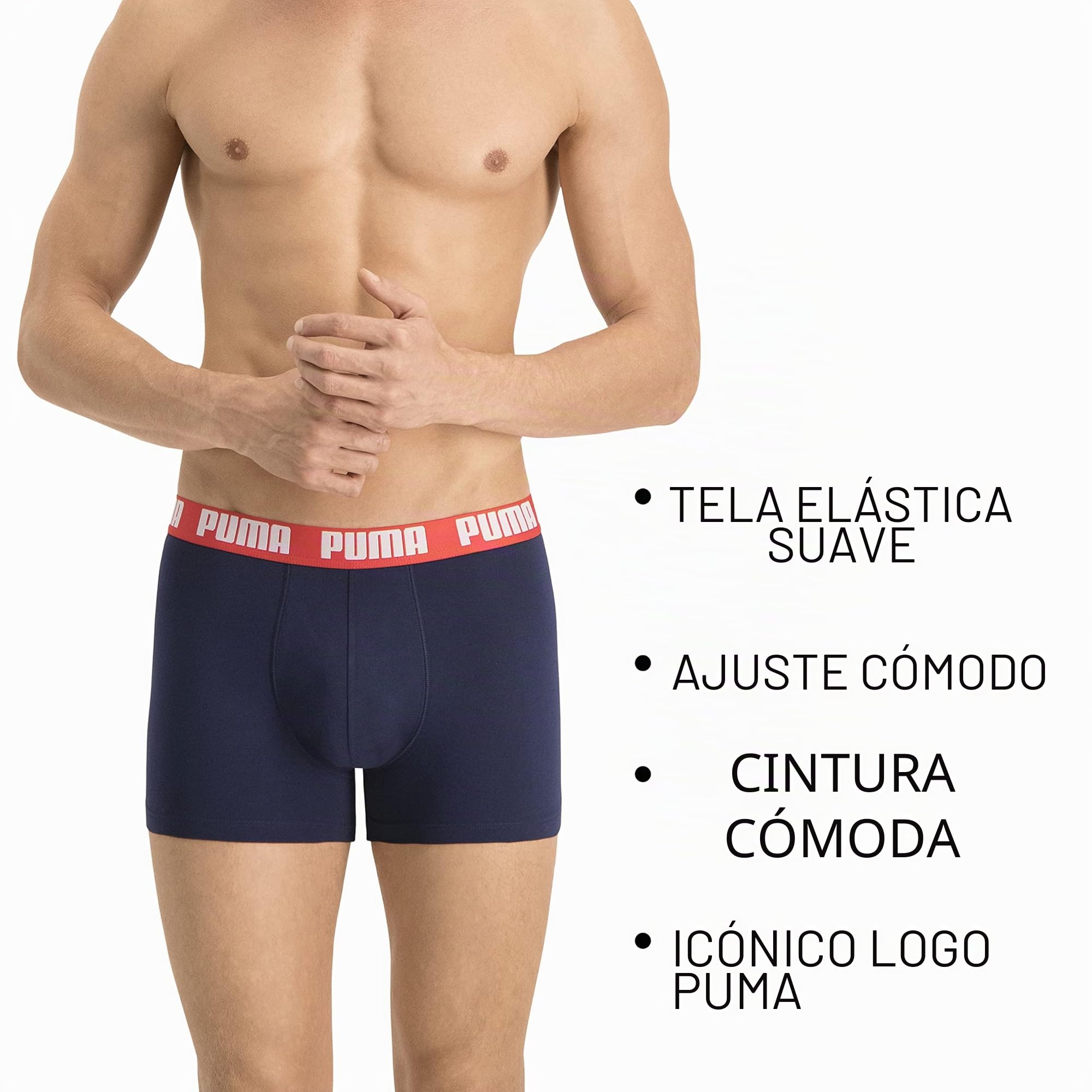 PUMA Boxer Boxer Hombre (Pack de 5)