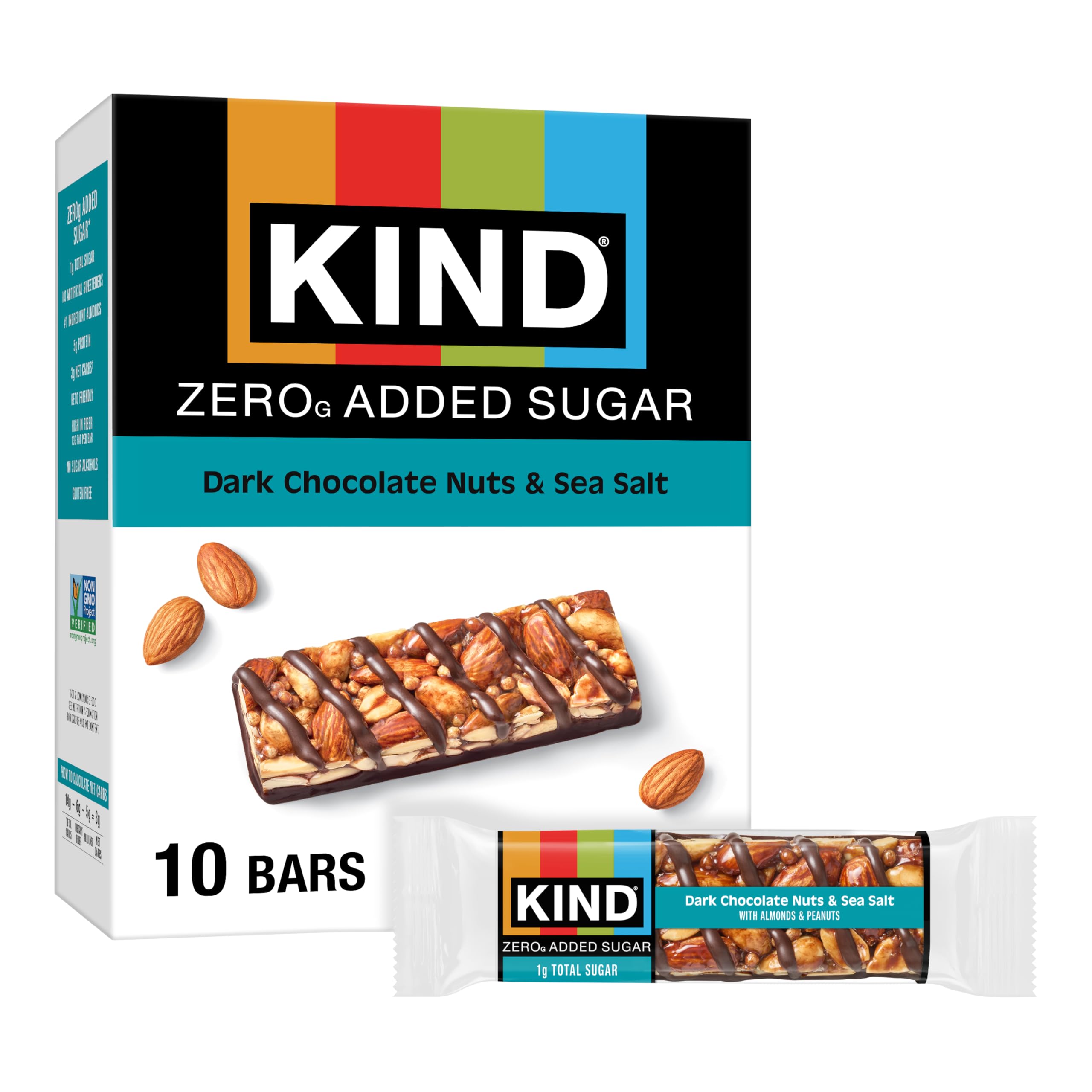 Kind Zero Added Sugar Bars
