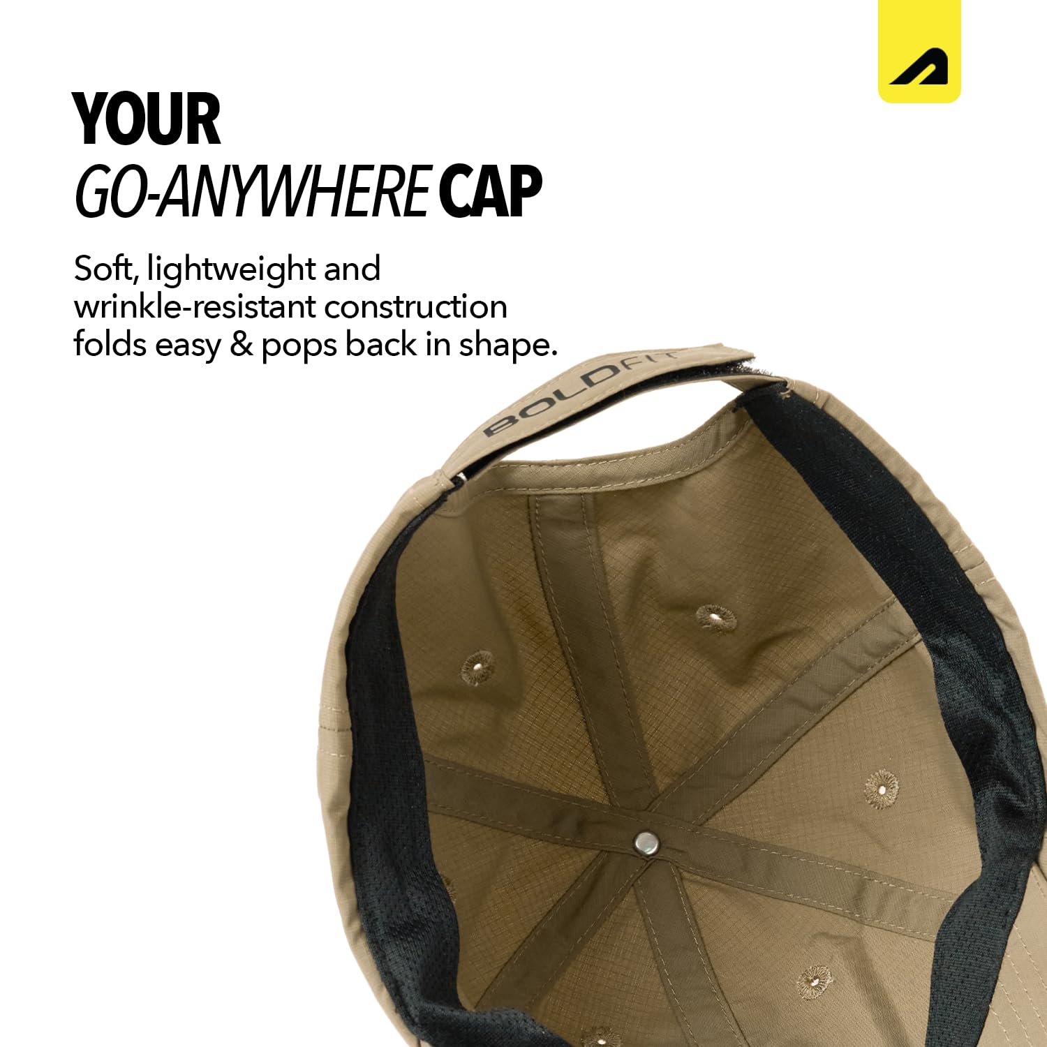 Boldfit Sports Cap for Men & Women, Lightweight Quick Dry Foldable Baseball Cap with Adjustable Strap, Breathable Sun Protection Hat for Running, Gym, Cricket, Travel & Outdoor Activities 35 Boldfit Sports Cap for Men & Women, Lightweight Quick Dry Foldable Baseball Cap with Adjustable Strap, Breathable Sun Protection Hat for Running, Gym, Cricket, Travel & Outdoor Activities - Image 3