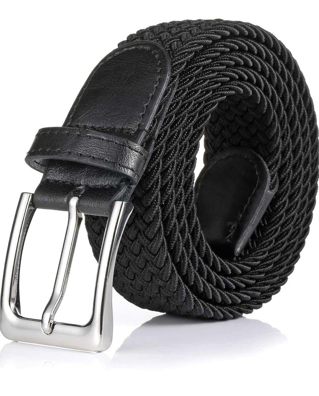 Canvas Belt For Men, Braided Stretchable Belt For Men & Women, Woven Fabric Hole Free Belt, Adjustable Upto 40 Inch Waist Size (Pack Of 1)-image-17