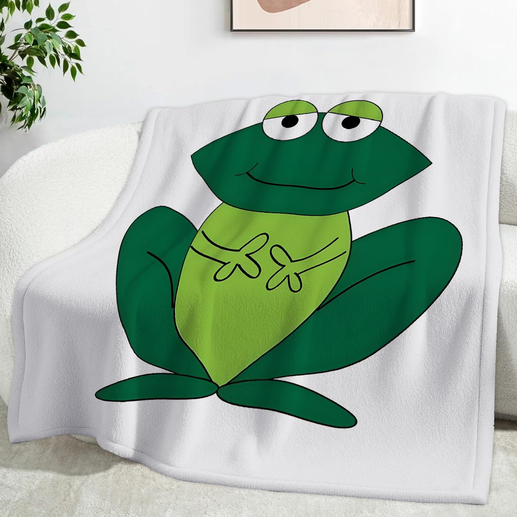 Plaid grenouille chaud et léger pour en finir avec le froid