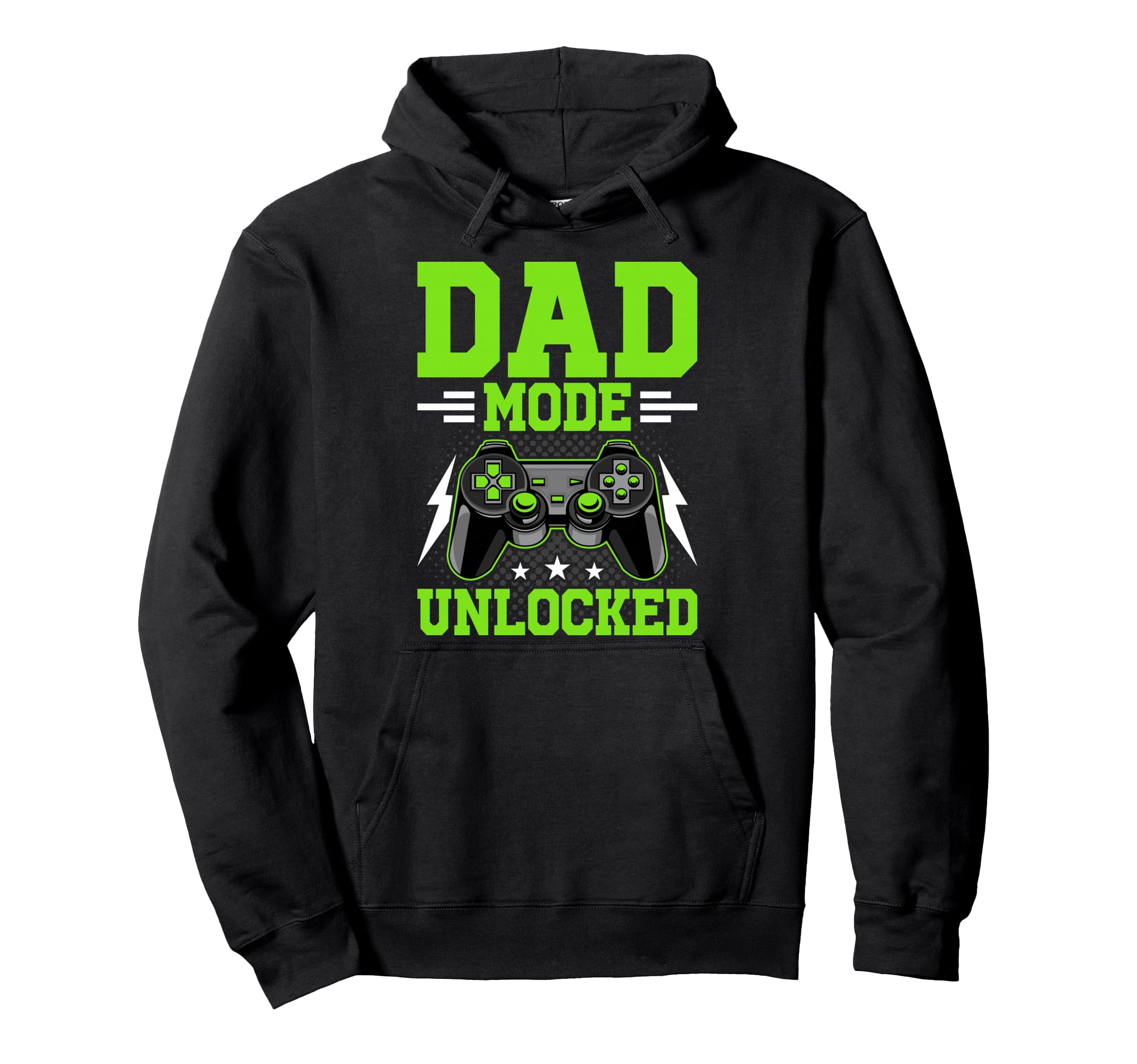 Dad Mode Unlocked Video Gamer Gaming Pullover Hoodie