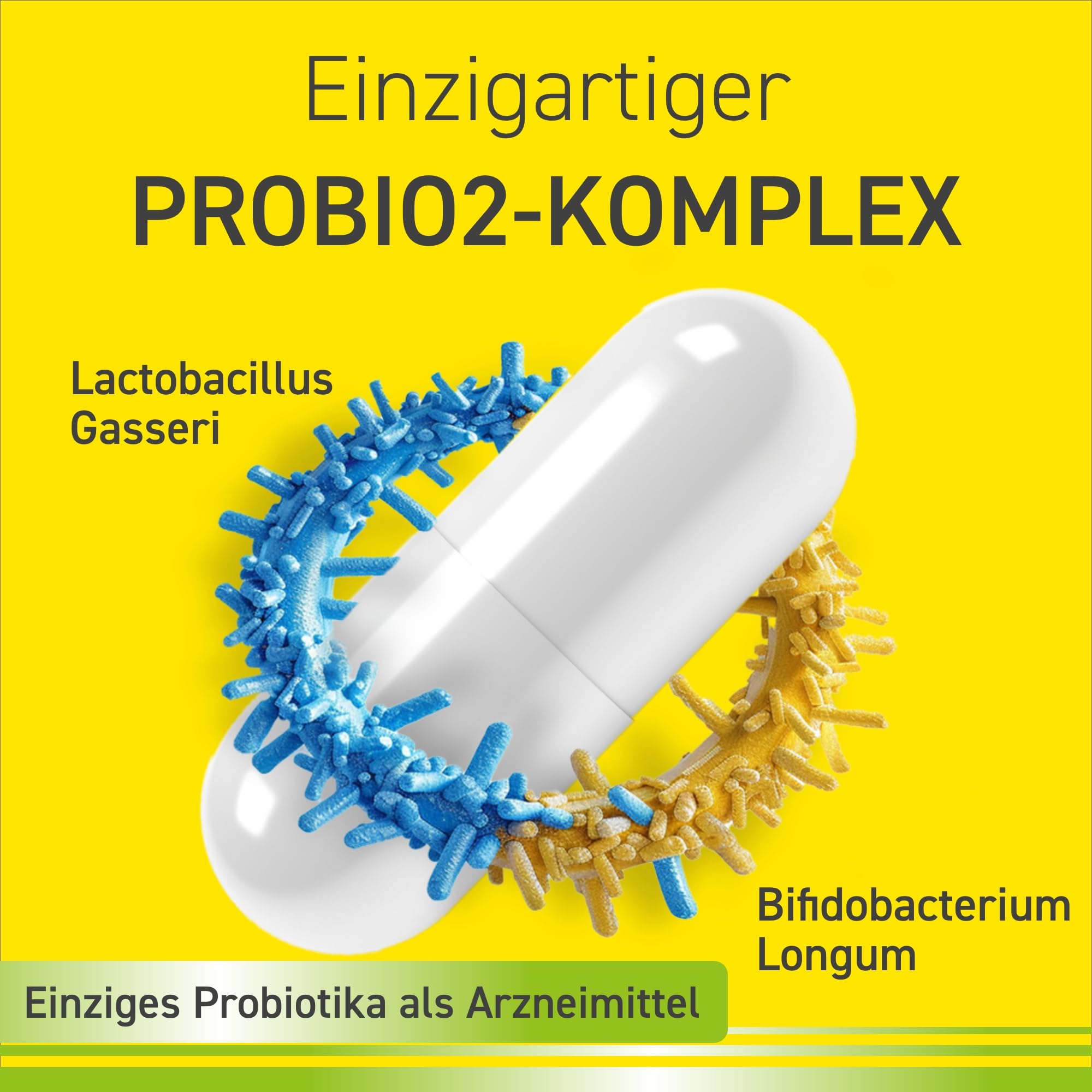 OMNIFLORA® N Kapseln – Hochdosiertes Arzneimittel - Probiotikum zur Stärkung der Darmflora und Linderung von Darmbeschwerden - 100 Kapseln