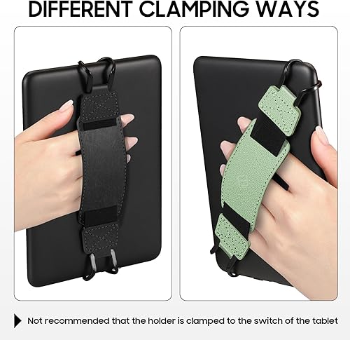 Miniatura 5 de FINTIE Correa de mano para Kindle eReaders Fire de 6 a 8 pulgadas, paquete de 2, soporte de agarre ligero y seguro de alta elasticidad para