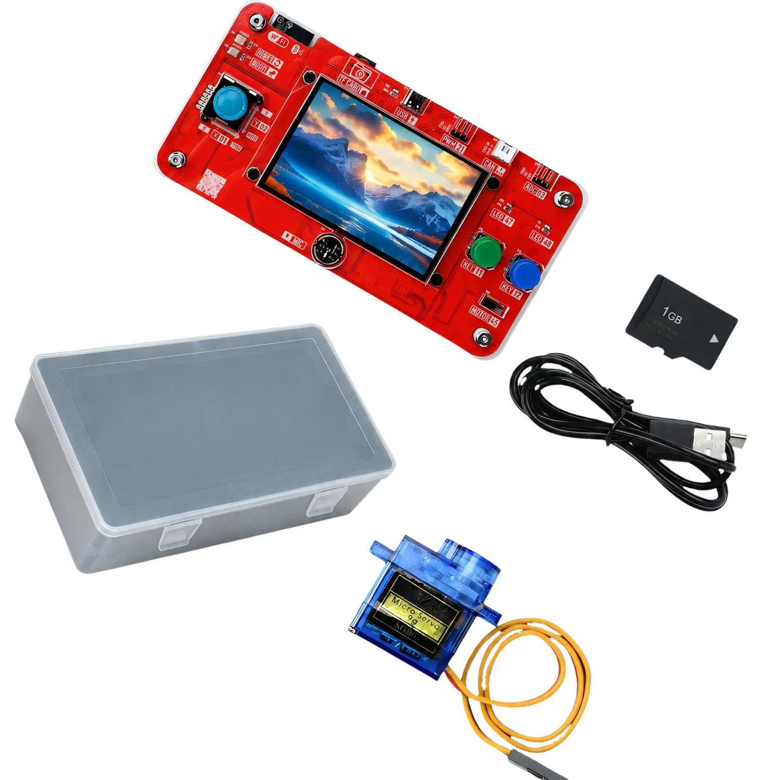 Paquete de tablero de aprendizaje WiFi 480 x 320, panel táctil tipo