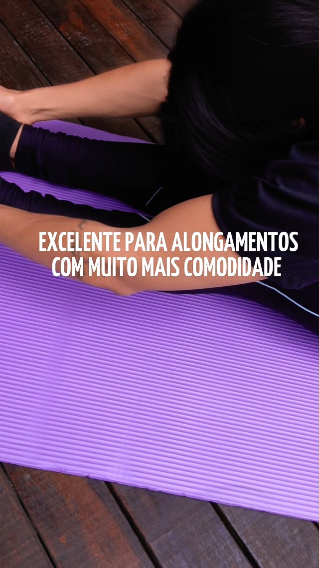 Tapete Yoga Pilates Exercícios com Bolsa 183x61x1,0cm Yangfit