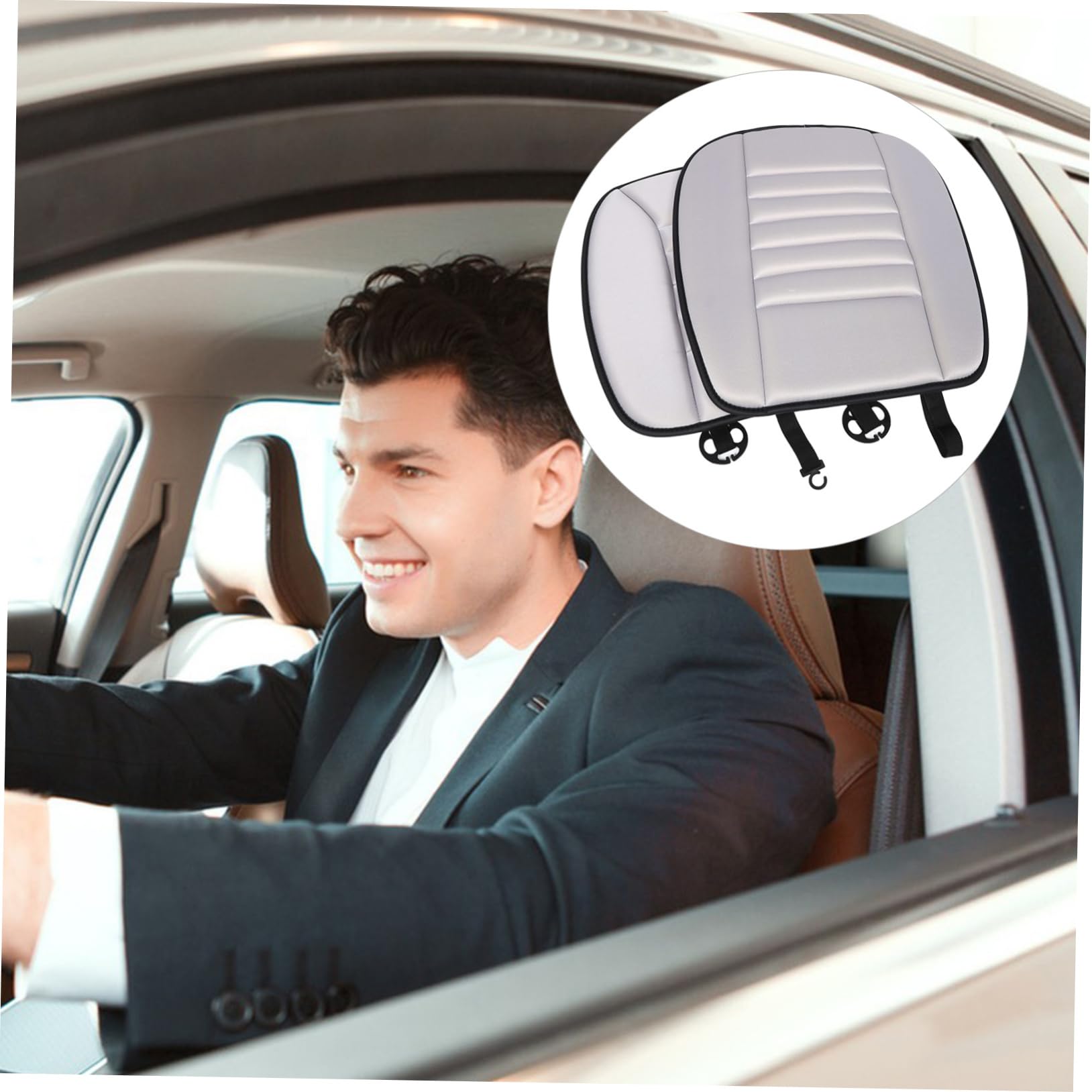 OUNONA Uniwersalne Pokrowce Na Siedzenia Z Pianki Memory Foam Dla Niskich Kierowców