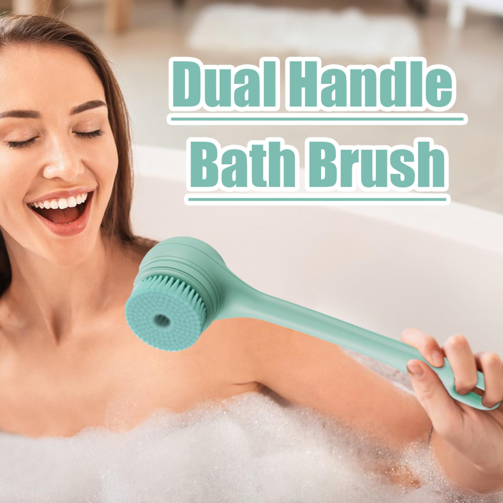 Cepillo de baño eléctrico, frotador de espalda para ducha - Cepillos para