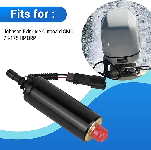 Miniatura 2 de Bomba de combustible para Johnson Evinrude fueraborda OMC 75-175 HP BRP reemplaza 439347 0439347 5004428 5000800 separador de vapor