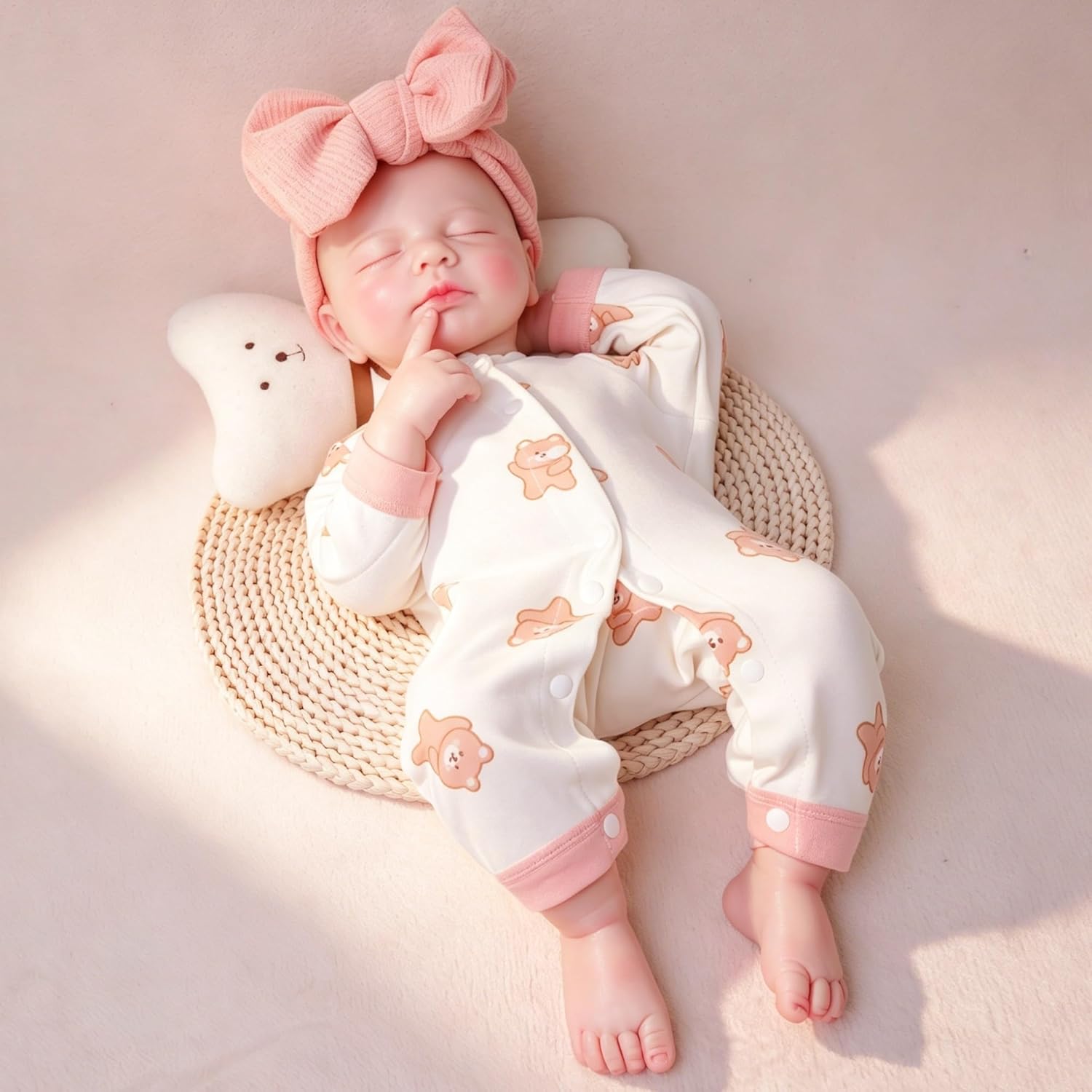 18-19 Inch Full Silicone Reborn Baby Doll - 6lbs Weighted Soft Silicone Touch - 4.8/5 Stars 30+ Vine Tested - Collectible for Adults & Premium Parents - Not Vinyl Toy