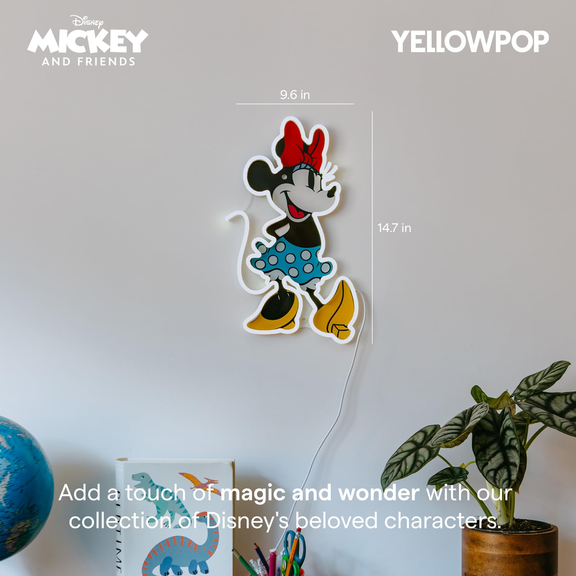 Amazon.co.jp: Yellowpop ネオンサイン 壁装飾 ディズニー