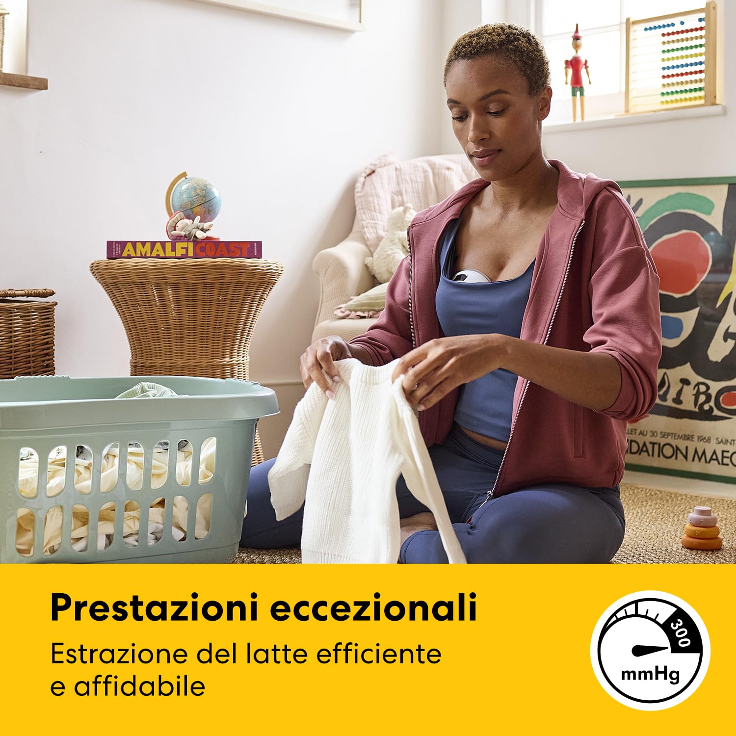Medela Melody InBra Tiralatte indossabile singolo, mani libere – Fit ultra-morbido, Easy Pump&Store, All-in-one, Prestazioni potenti, 2 modalità & 9 livelli, coppe in silicone, porta USB-C