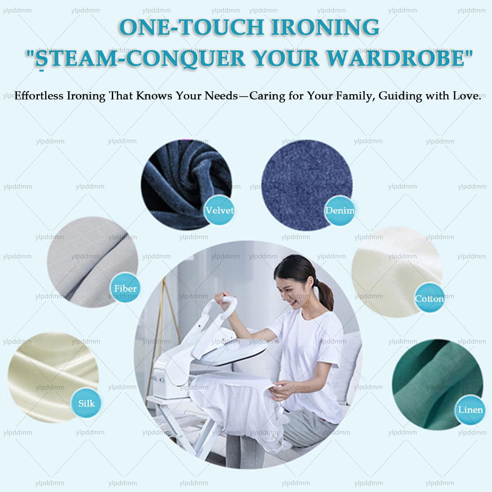 Prensa de Vapor Grande de 1400 W, Apagado automático y Tanque de 300 ml Withstand | prensa de vapor digital,plancha profesional de uso comercial para sábanas,fundas de almohada,servilletas y telas