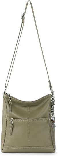 The Sak Lucia Leather Crossbody Purse - Premium Leather Women's Handbag for Everyday & Travel - Cross Body Bag With Zipper