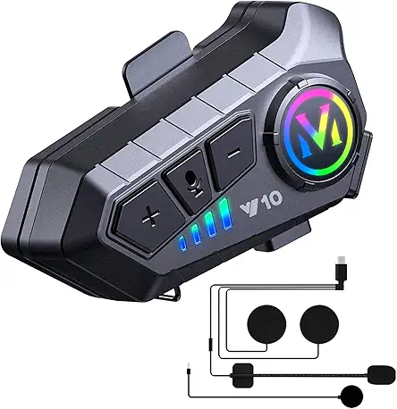 Motorcycle Bluetooth Headset Speaker Skiing Earphone Waterproof Bluetooth...