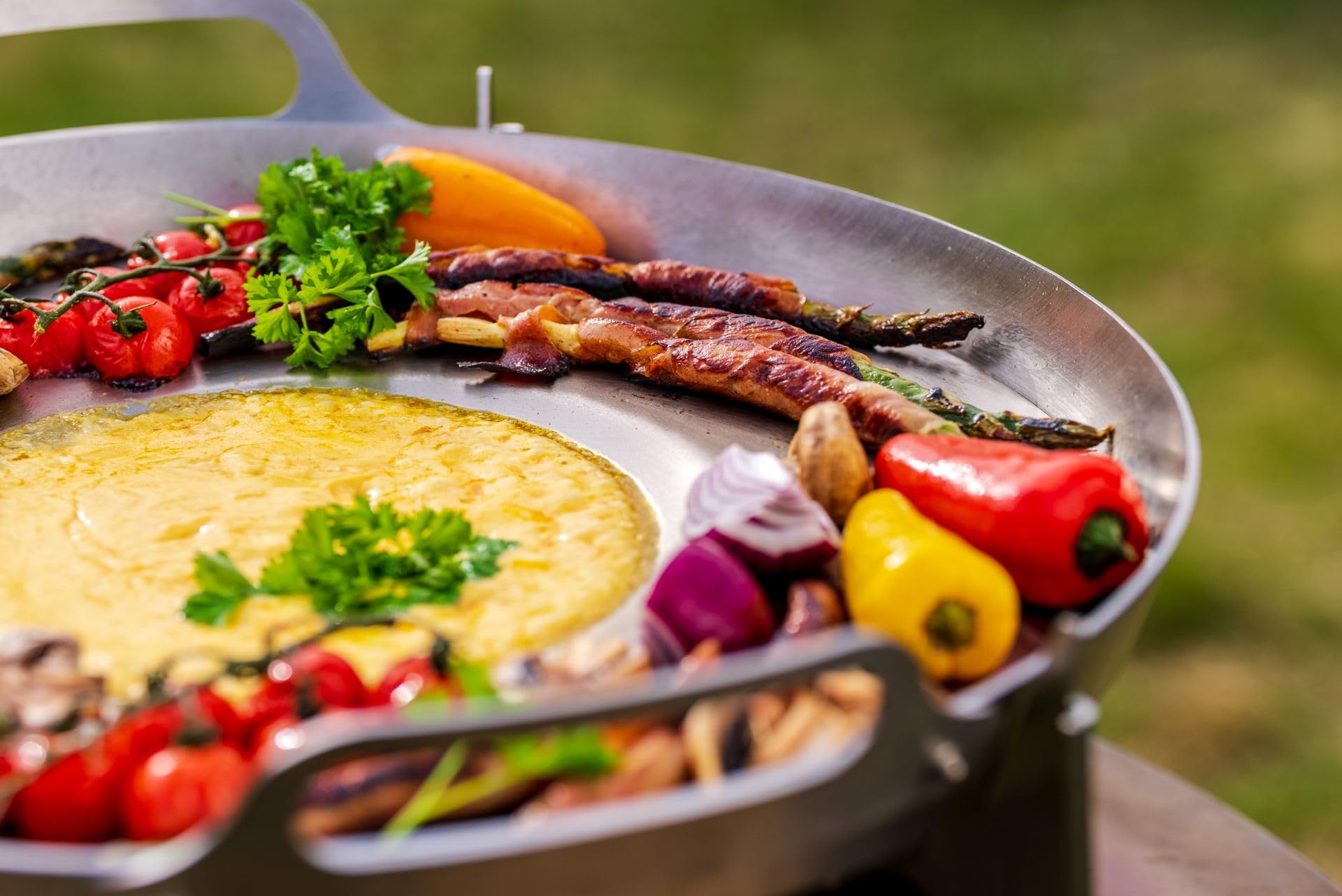 Plancha do Alpha 800 Bezdymne Palenisko Grill BBQ | Stal Nierdzewna, Wyprodukowano w EU
