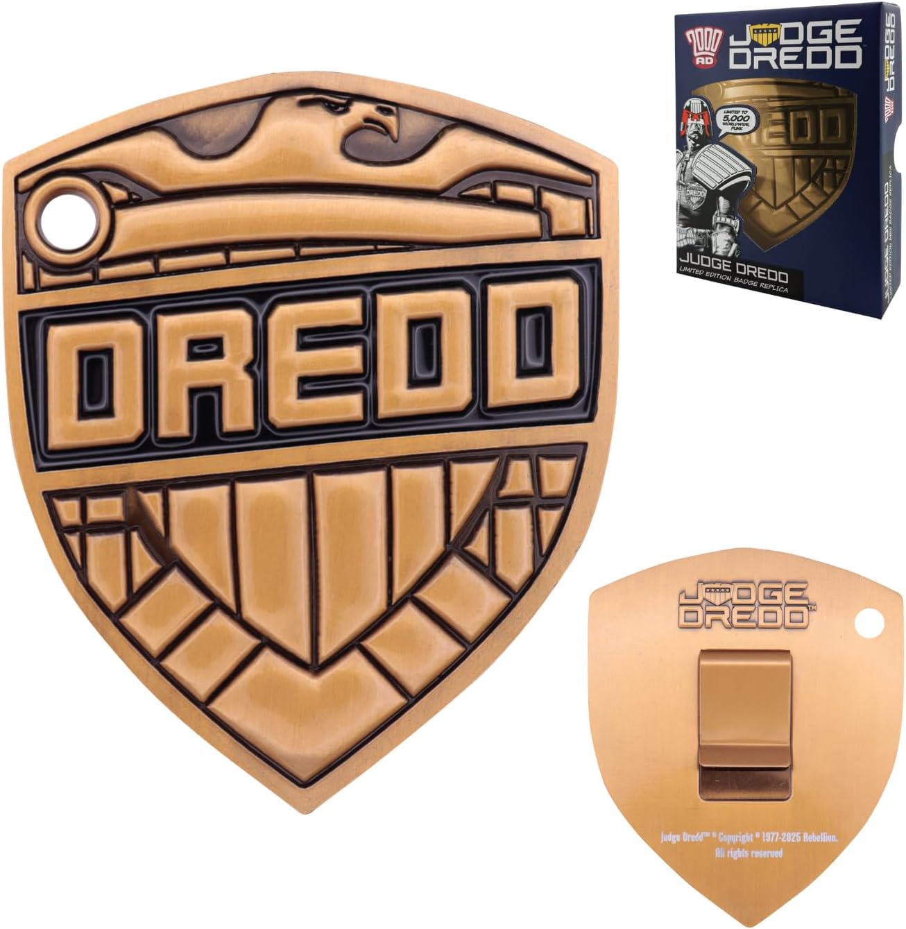 2000 AD - Limited Edition Replica - Judge Dredd Badge
