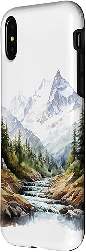 Miniatura 8 de Funda para iPhone 11 Pro acuarela montañas paisaje