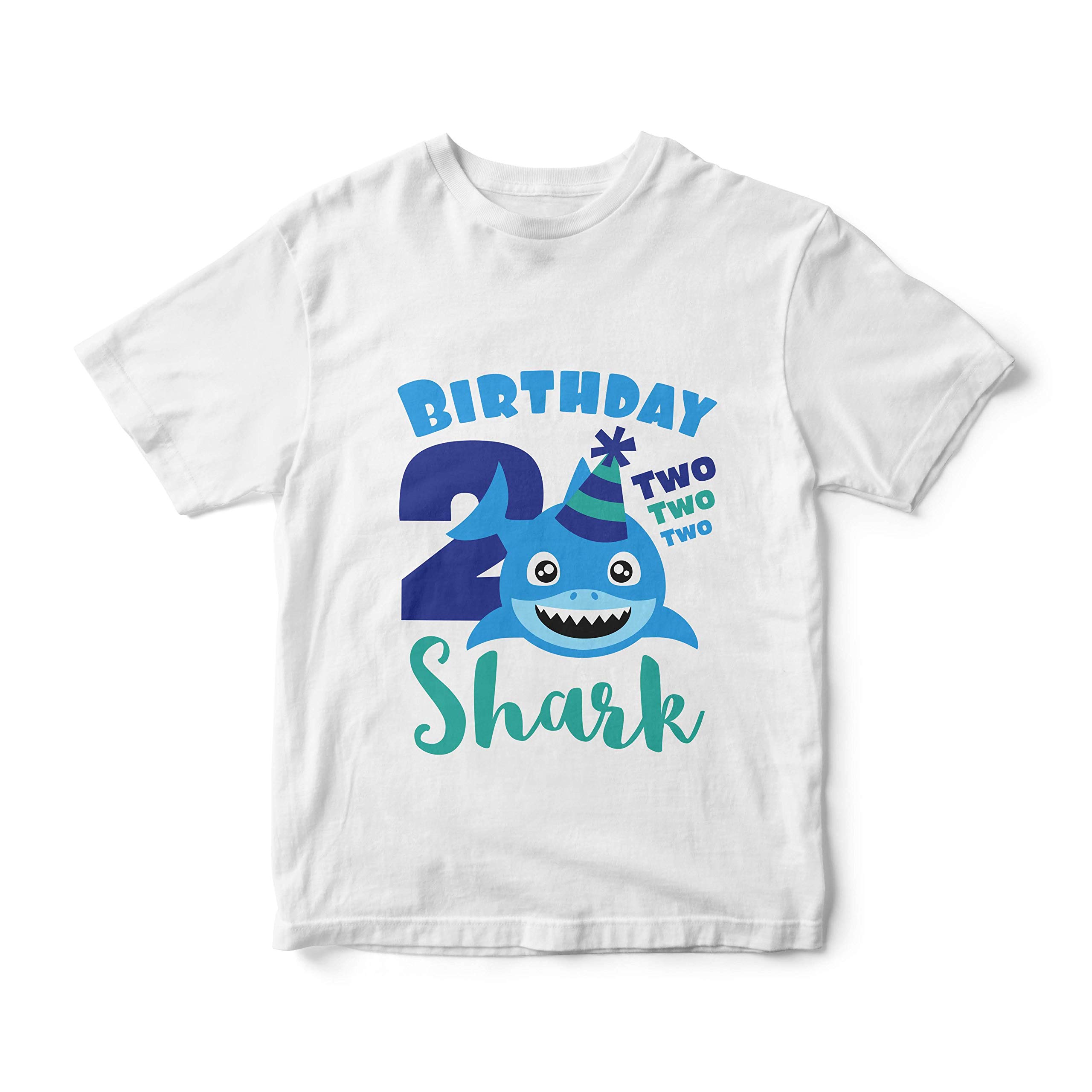 Luke and LuluLuke & Lulu Baby Shark Birthday Shirt for 2 Year Old Boys