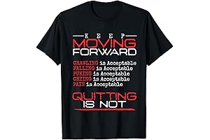 Motivational 'Keep Moving Forward' T-Shirt: Fuel Your Success